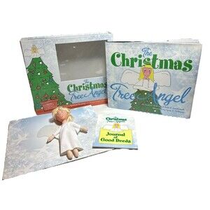 The Christmas Tree Angel Book Set Spiritual Meaning Doll Book Journal 2014 RARE!